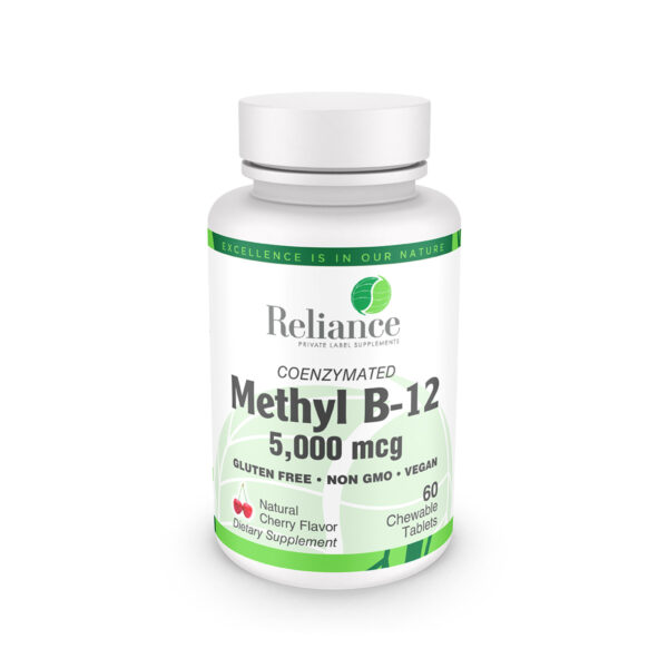 Coenzymated Methyl B-12 5000 mcg