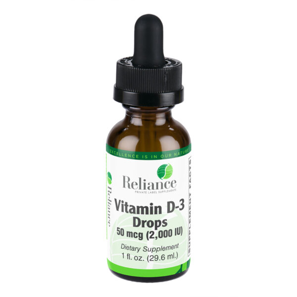 Vitamin D-3 Drops, 50 mcg (2,000 IU)
