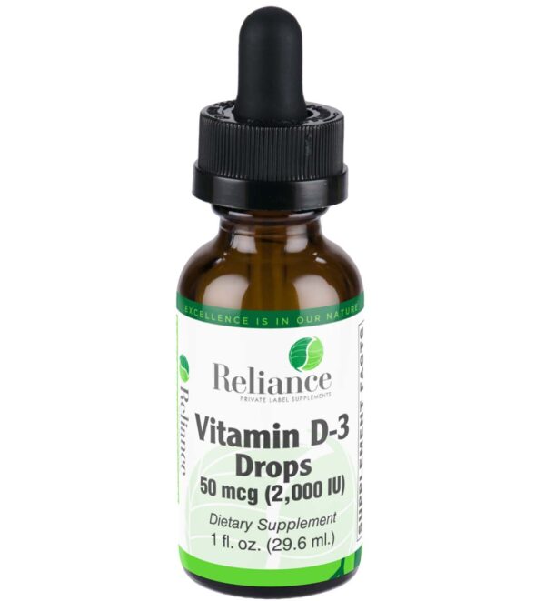 Vitamin D-3 Drops, 50 mcg (2,000 IU)