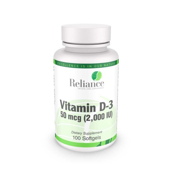 Vitamin D-3, 2,000 IU