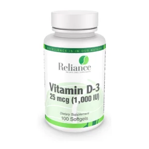 Vitamin D-3, 25mcg (1,000 IU)