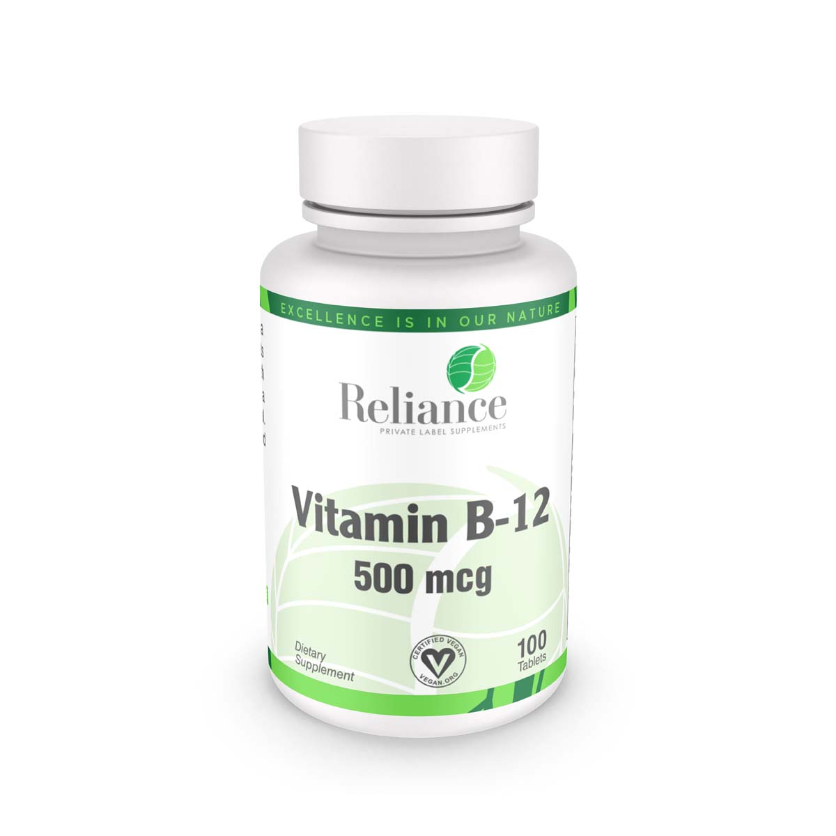 Vitamin B-12, 500mcg