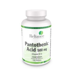 Pantothenic Acid, 500 mg