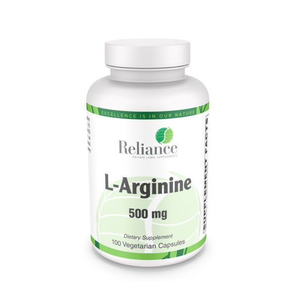 L-Arginine, 500mg with B-6