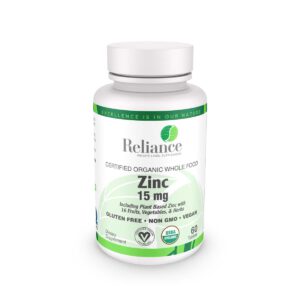 Organic Whole Food Zinc, 15mg