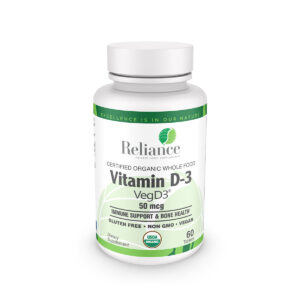 Certified Organic Whole Food Vitamin D-3, 50mcg
