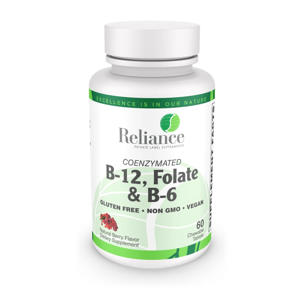 Coenzymated B-12, Folate & B-6